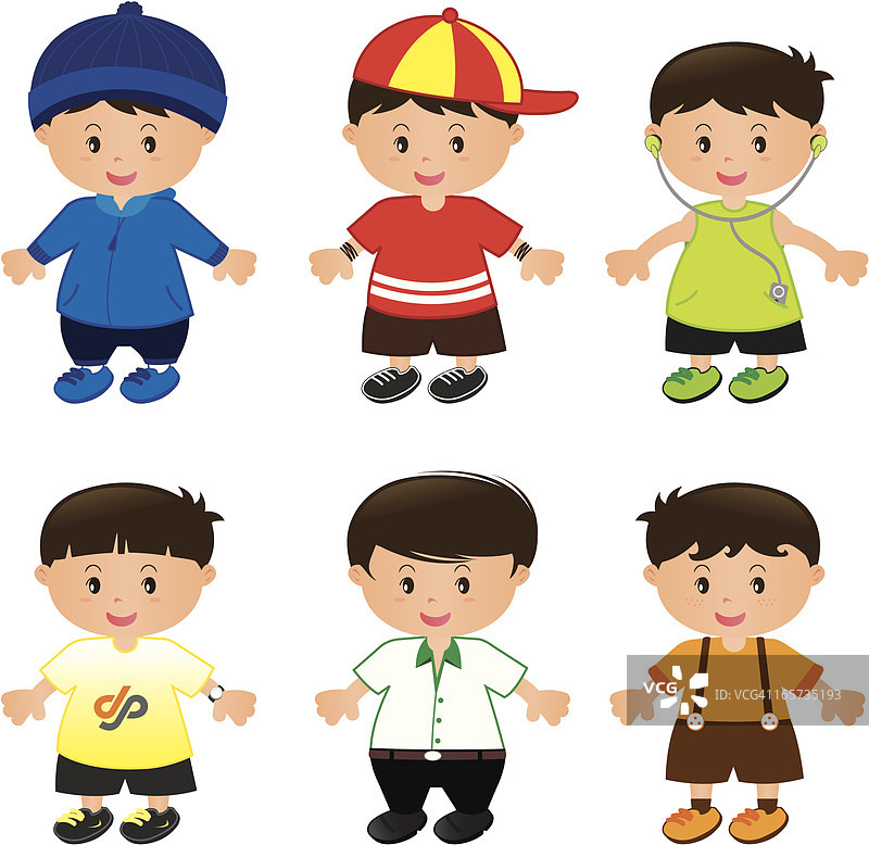 儿童角色 - 男孩2图片素材