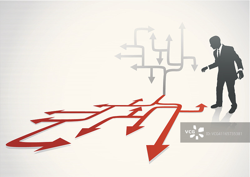 商业十字路口图片素材