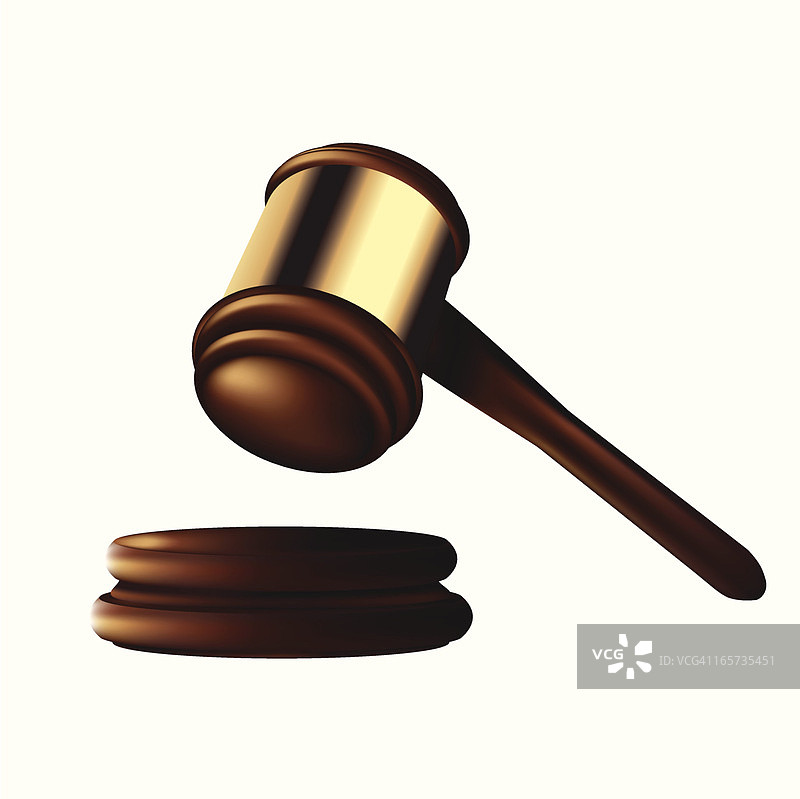 法槌正面图图片素材