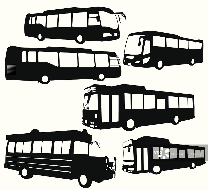 观光巴士合集图片素材