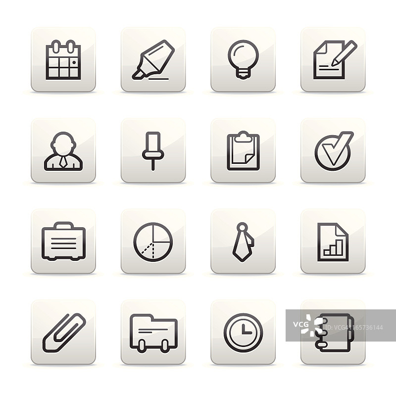 商务办公图标 | Contour B 系列图片素材