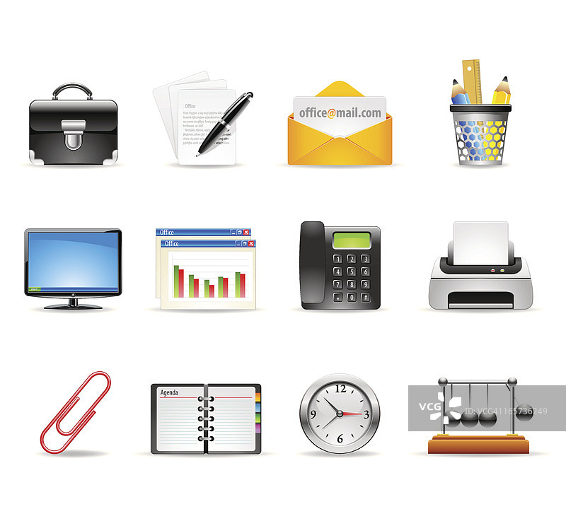 办公室图标第3组图片素材