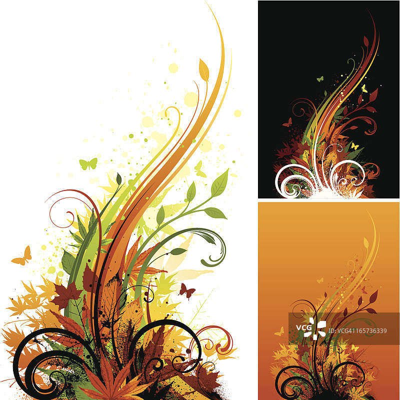 秋季主题设计图片素材