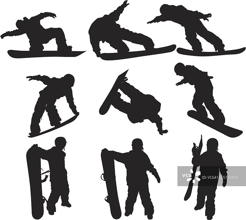 滑雪者图片素材