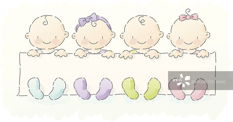 涂鸦：婴儿标志图片素材