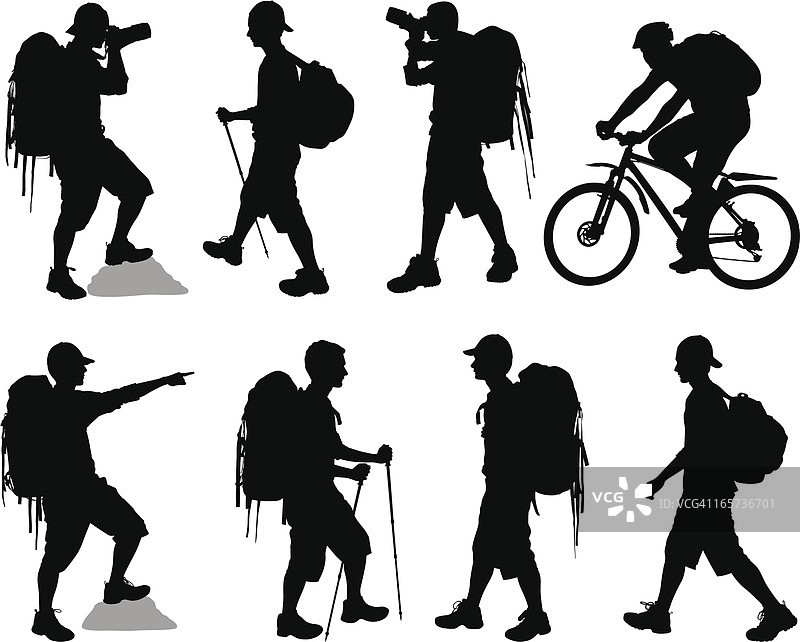 徒步旅行图片素材