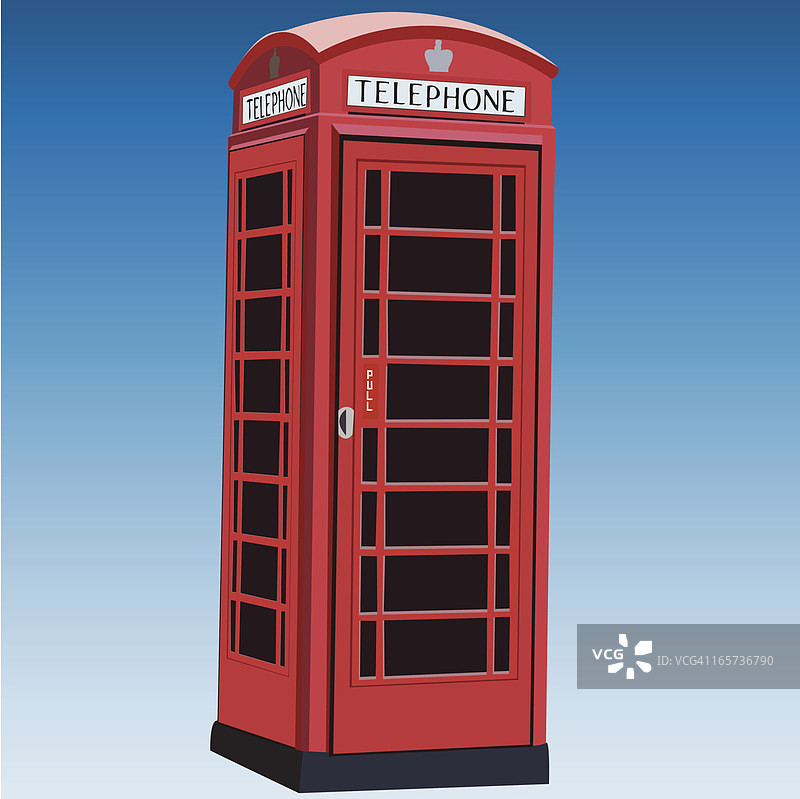 电话亭图片素材