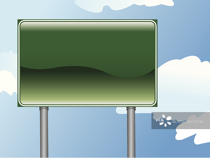 闪亮的高速公路标志图片素材