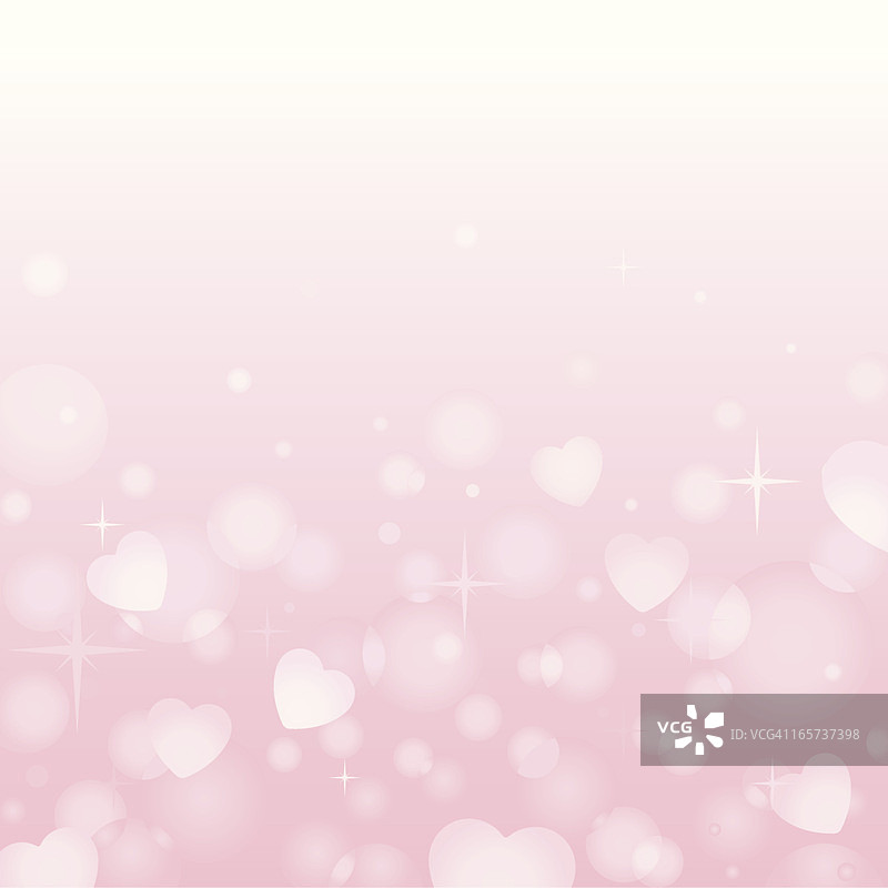 粉色爱心背景图片素材