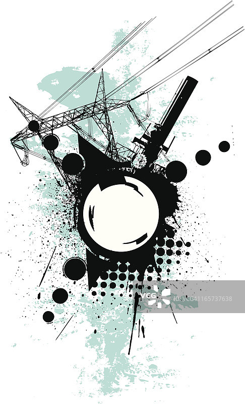 高压电线图片素材