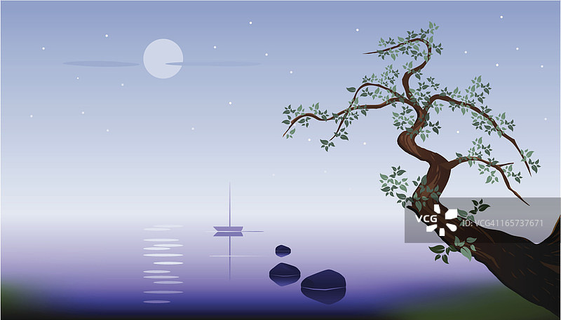 日式风格风景图片素材