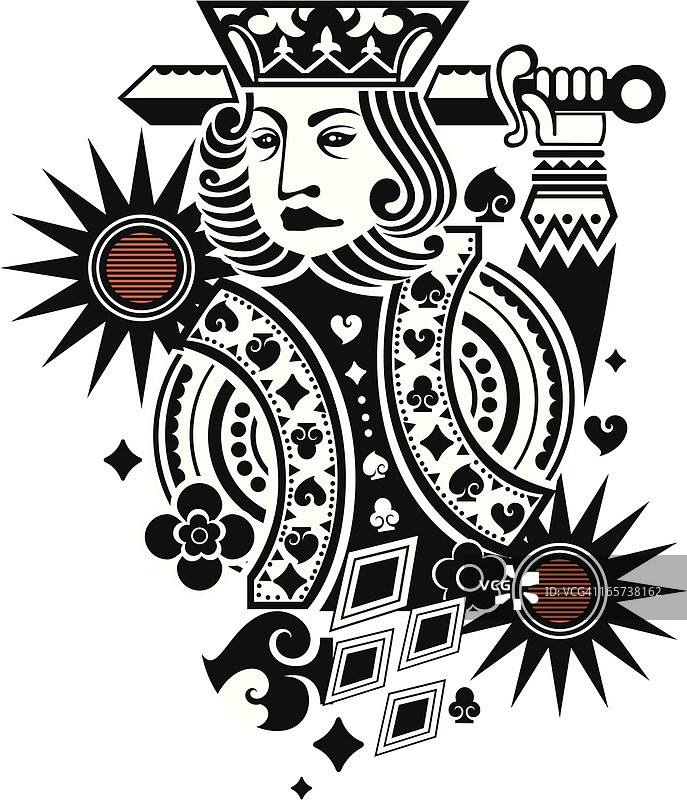 国王卡片图片素材