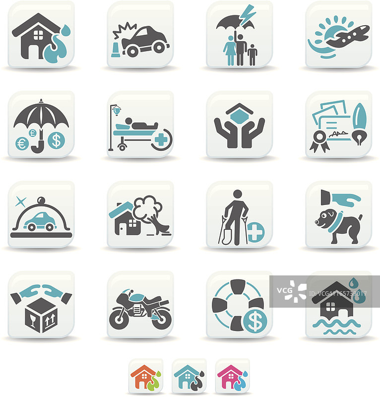 保险图标｜simicoso系列图片素材