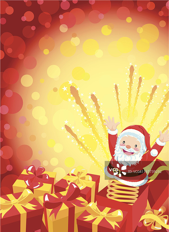 盒子里的圣诞杰克图片素材