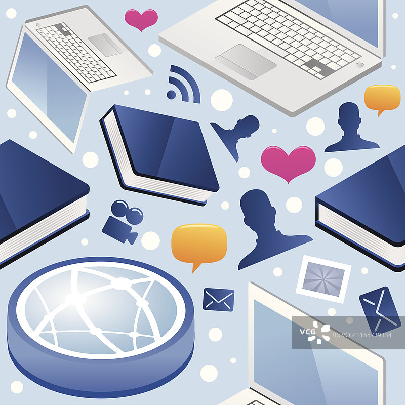 互联网无缝图案图片素材