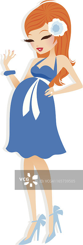 时尚孕妇图片素材