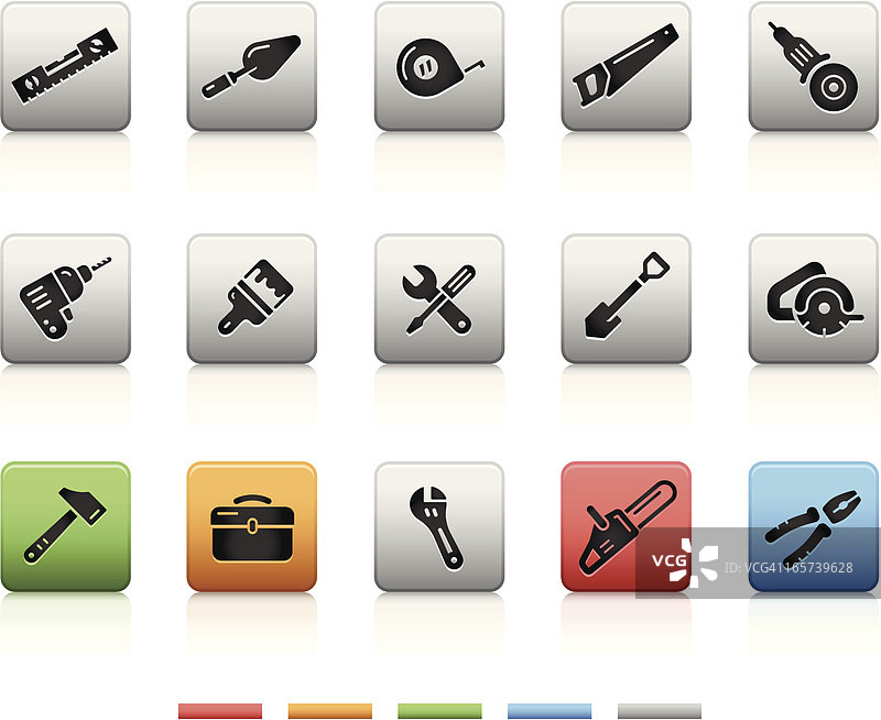 方形工具图标图片素材