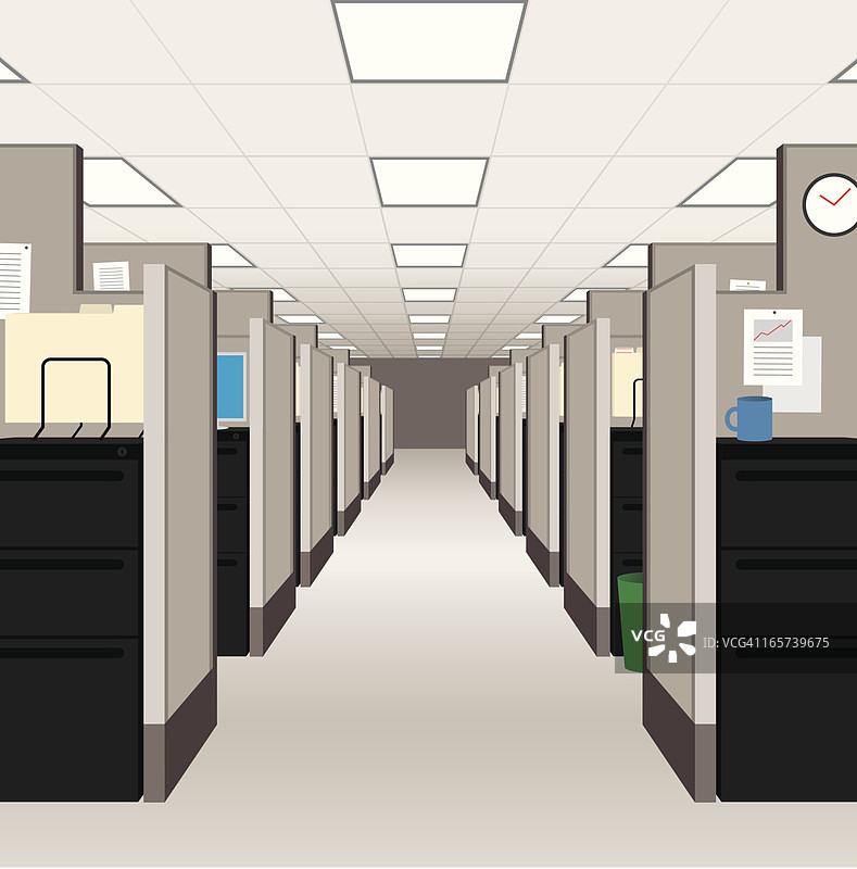 办公室隔间图片素材