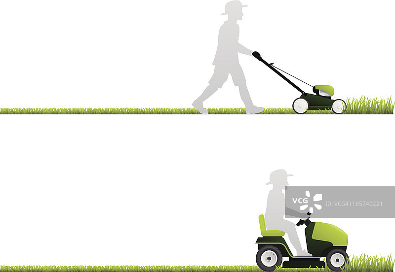 修剪草坪图片素材