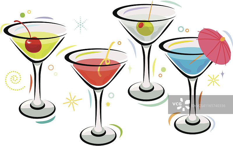 马提尼时刻图片素材