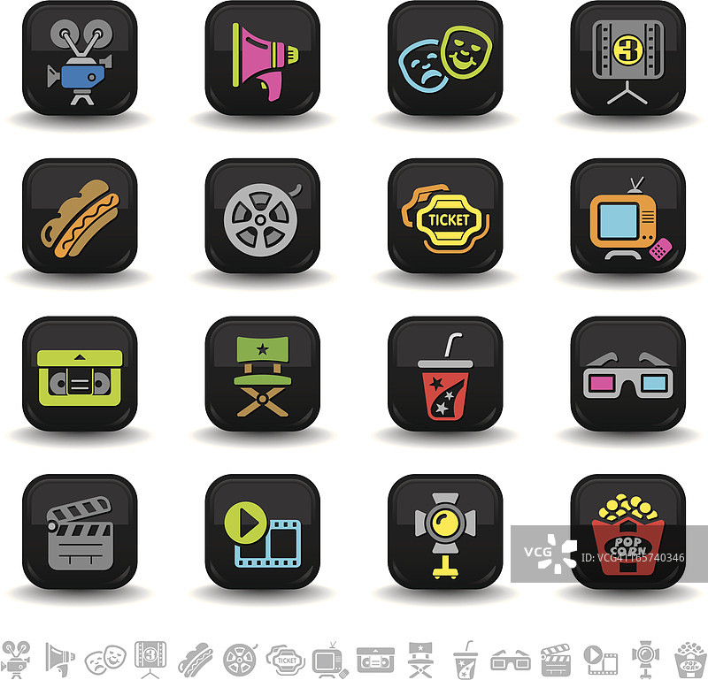 电影图标|bbton系列图片素材