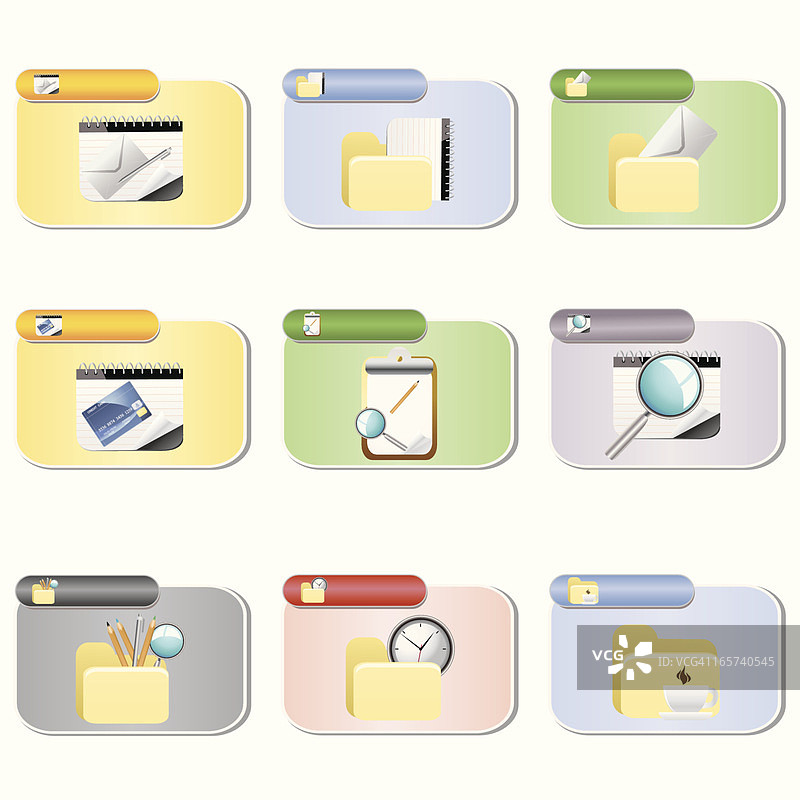 办公室的图标图片素材