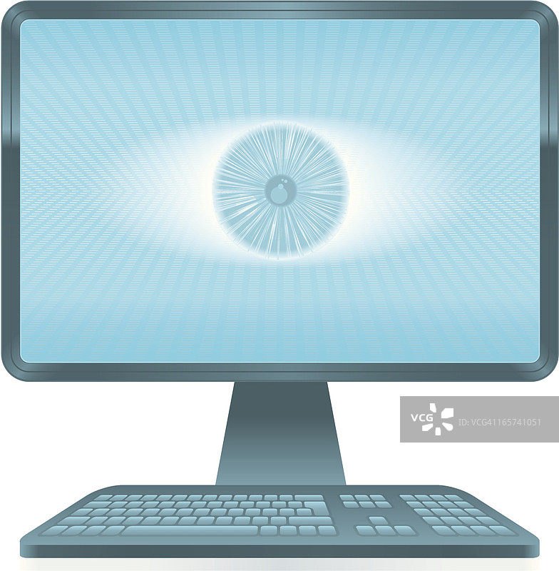 眼睛屏幕图片素材