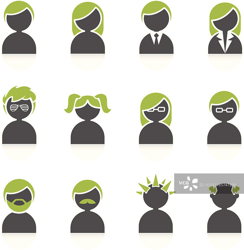 简约头像图片素材