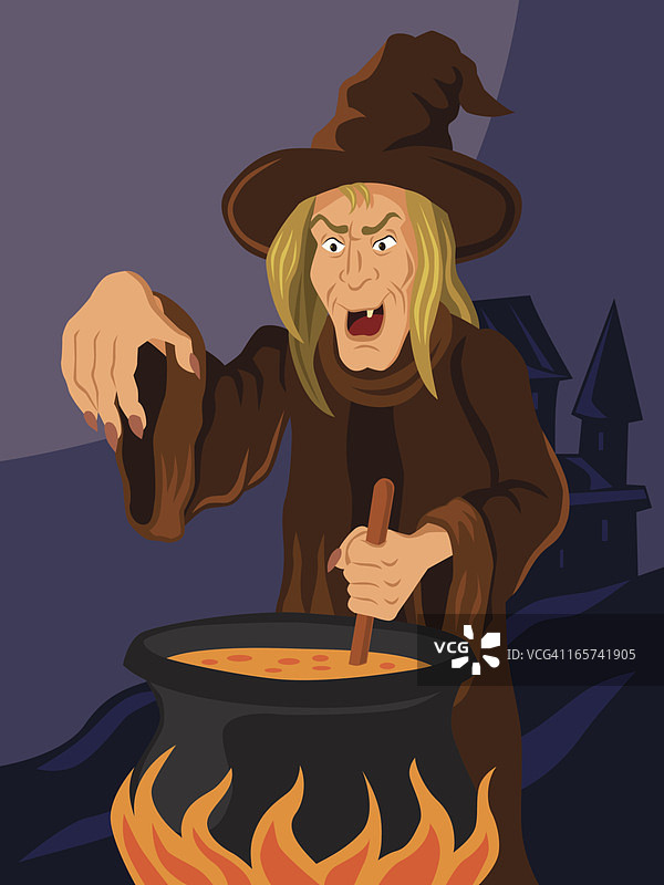 万圣节女巫图片素材