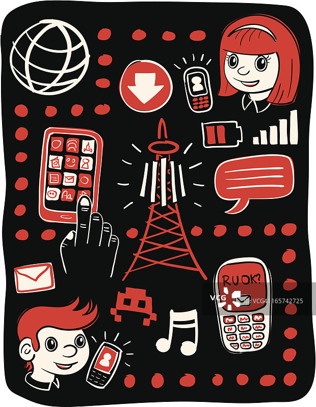 手机通信图片素材