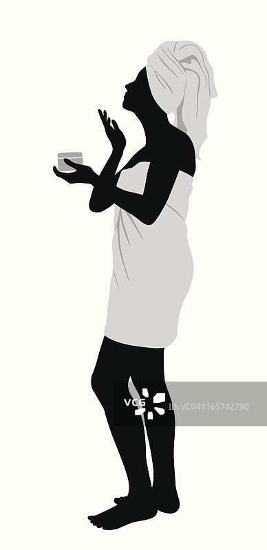 面霜矢量轮廓图片素材