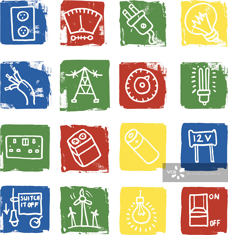 能源与电力图标图片素材