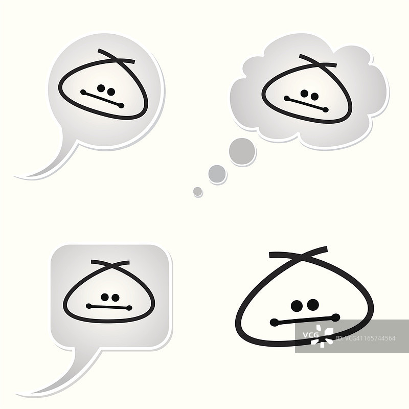 空白表情笑脸系列图片素材