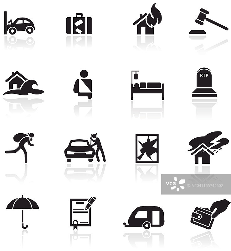 保险图标合集图片素材