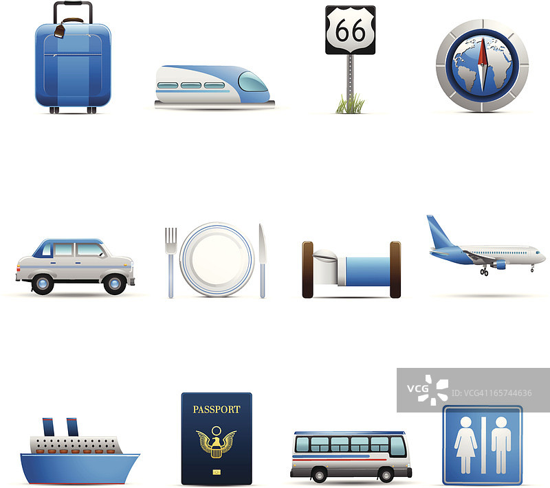 旅行图标图片素材