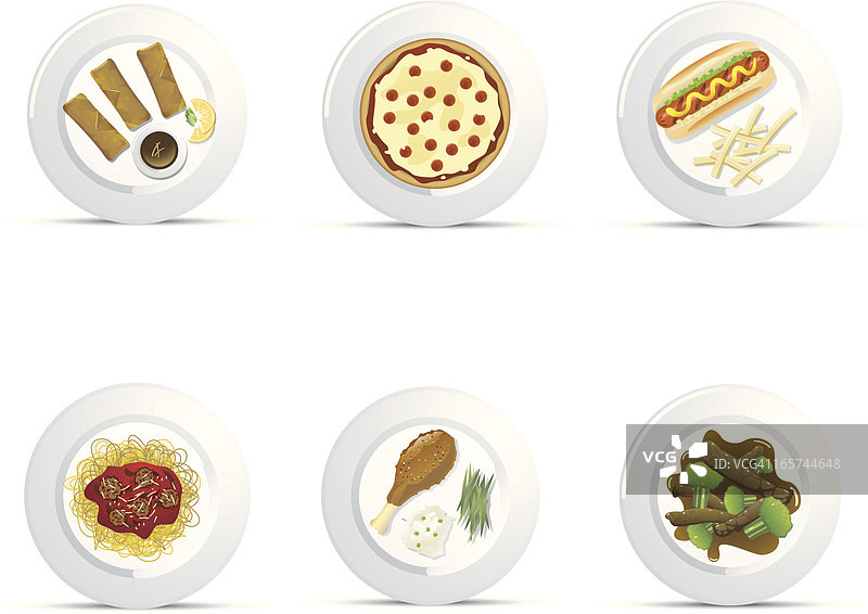 休闲餐盘食物图标图片素材