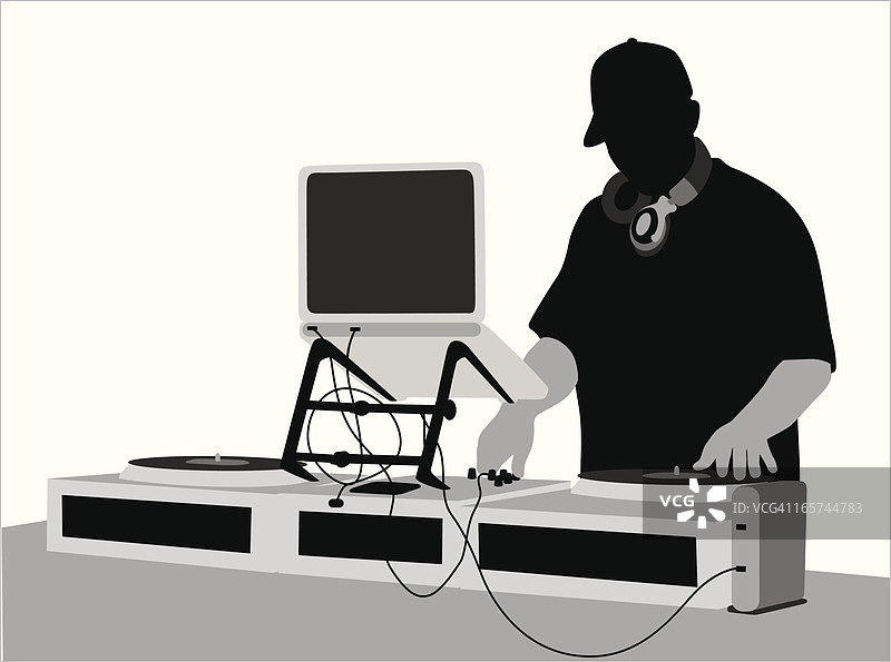 DJ的男人图片素材