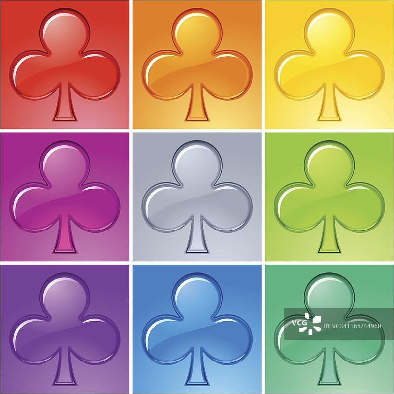 俱乐部形状的珠宝图片素材