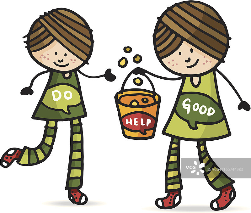 向慈善机构捐款图片素材