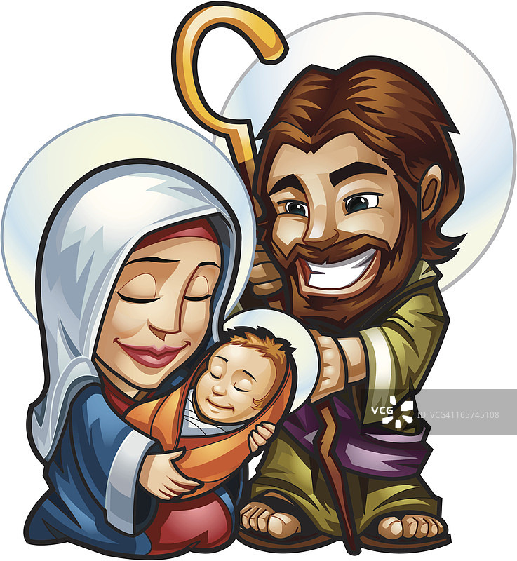 神圣的家庭图片素材