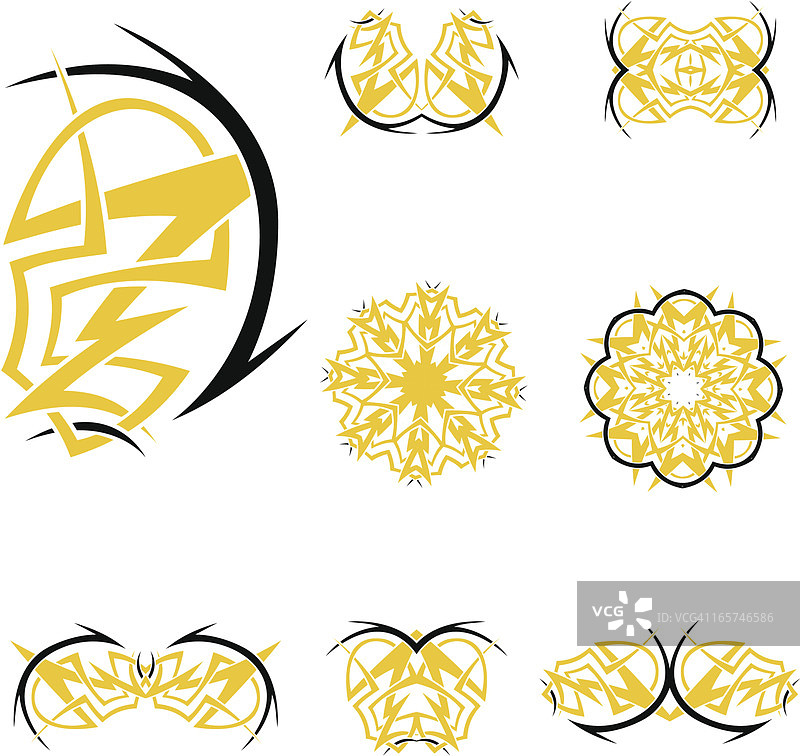 凯尔特部落结饰图案合集图片素材