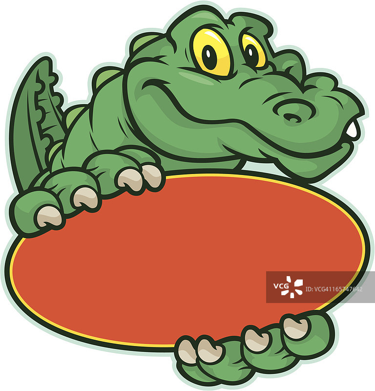 鳄鱼儿童吉祥物图片素材