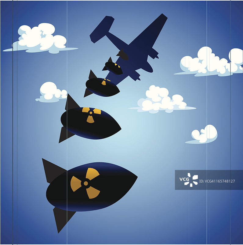 飞机投弹图片素材