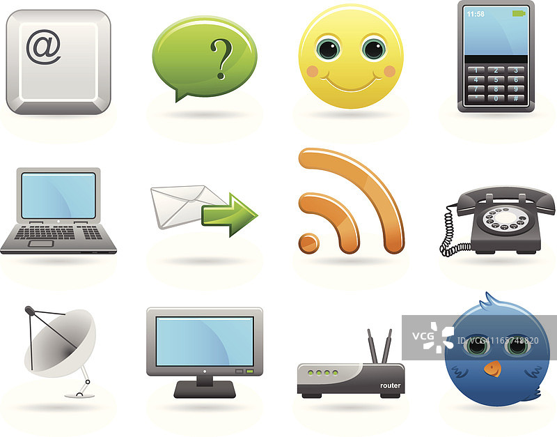 通信图标图片素材
