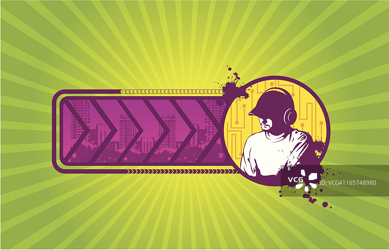 向量Dj图片素材