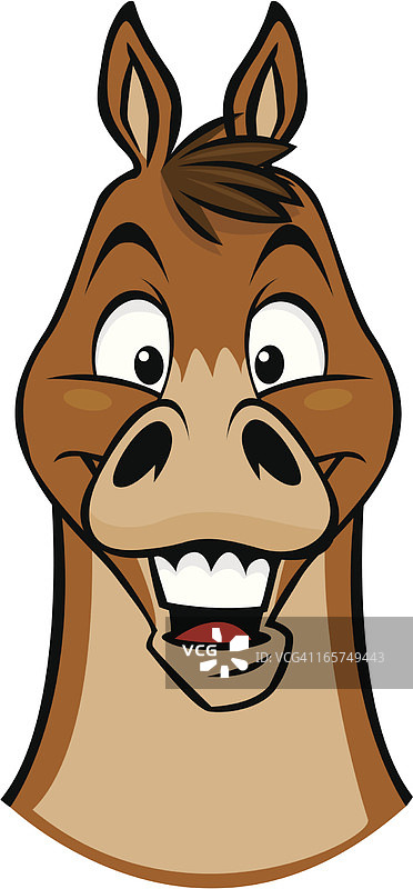 滑稽的马图片素材