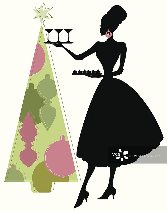 圣诞女主人图片素材