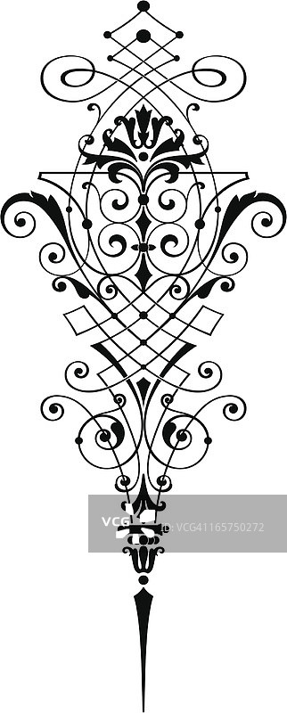 装饰卷轴设计图片素材