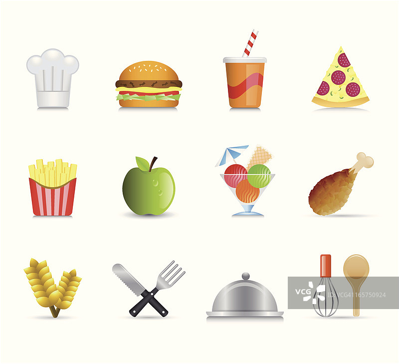 马科图标集|食物和烹饪图片素材
