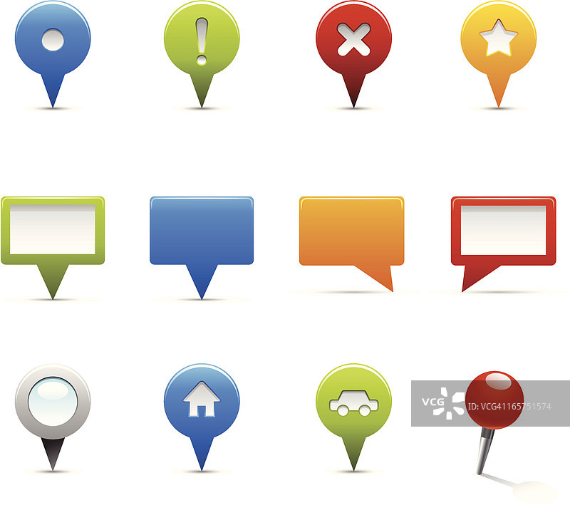 地图图钉图片素材